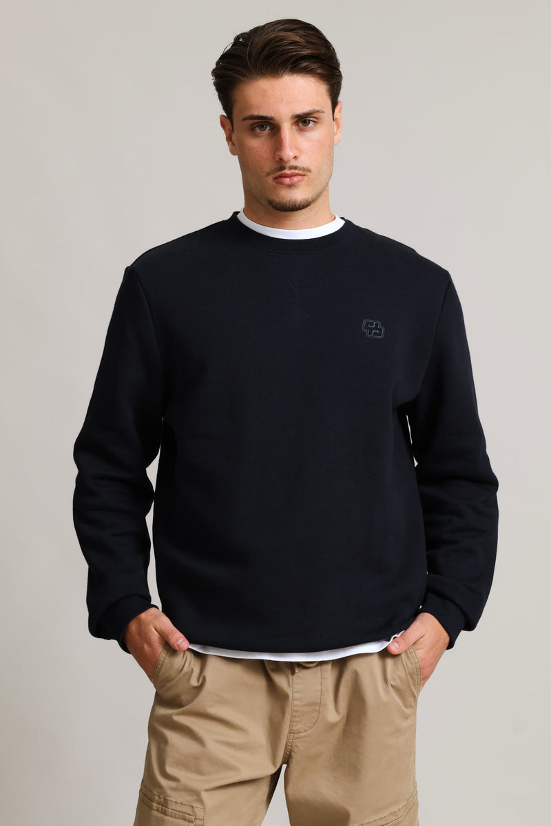 Sweat Crew Top - Navy
