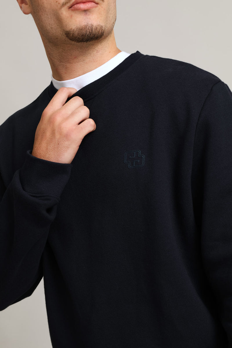 Sweat Crew Top - Navy