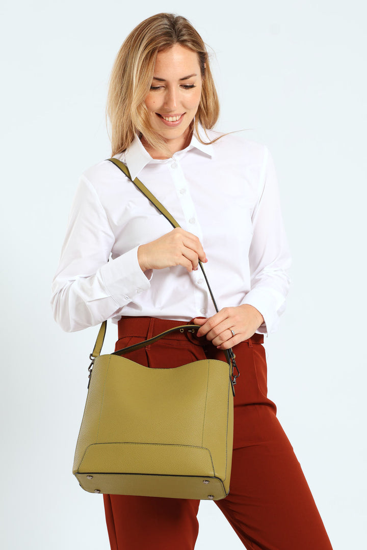 Madison Bucket Bag - Yellow