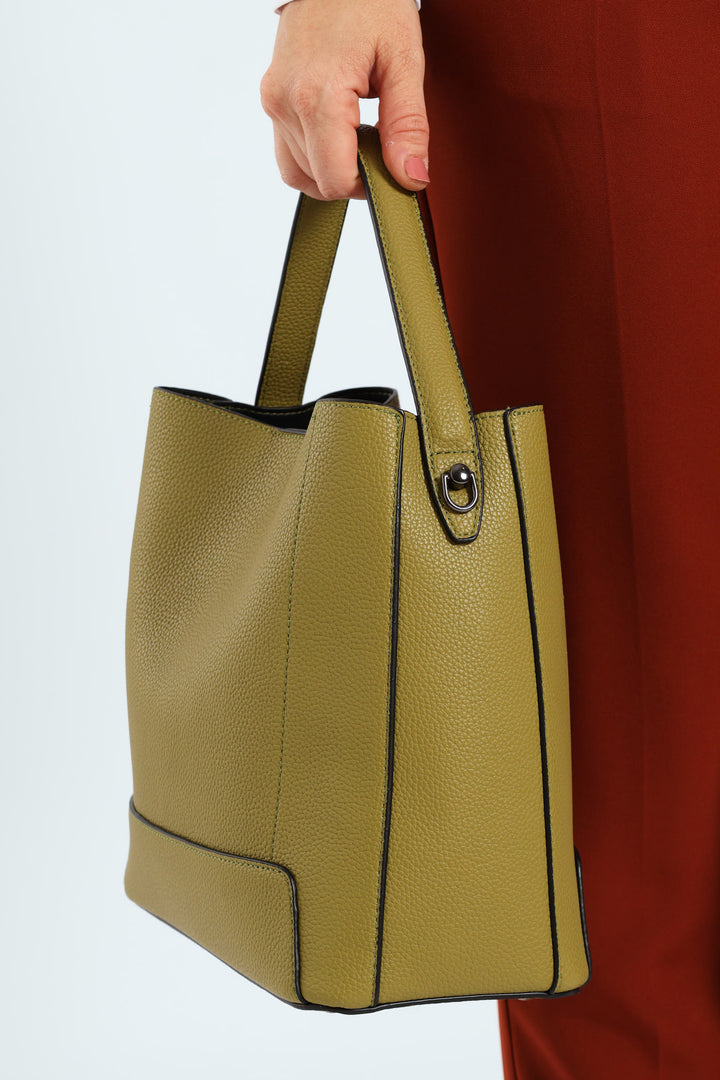 Madison Bucket Bag - Yellow