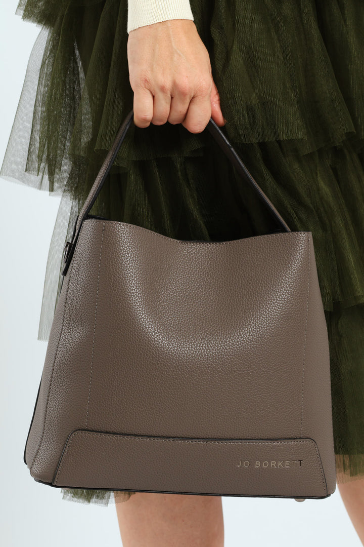 Madison Bucket Bag - Grey