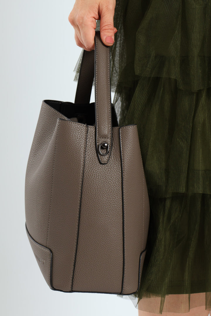 Madison Bucket Bag - Grey