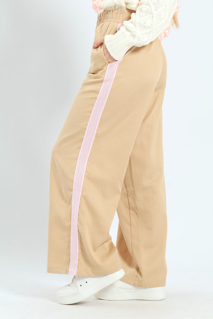 Wide Regular Pant - Sand