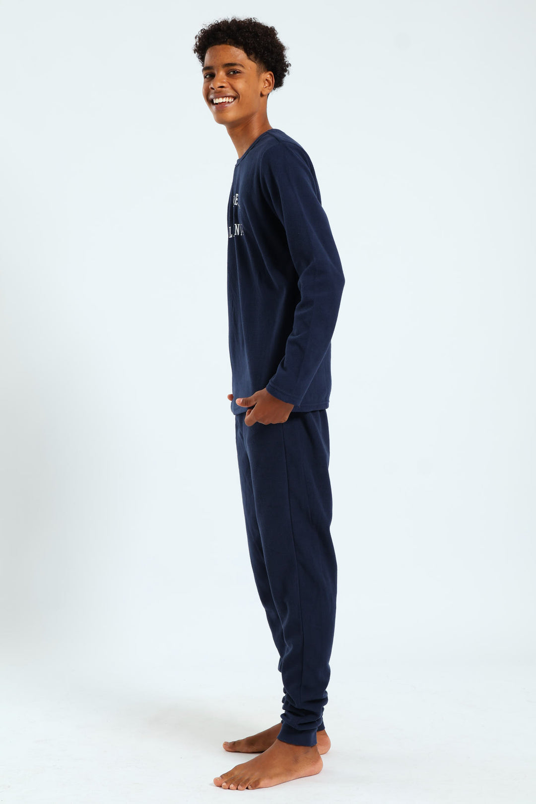 Boys Los Angeles Applique Sleep Top - Navy