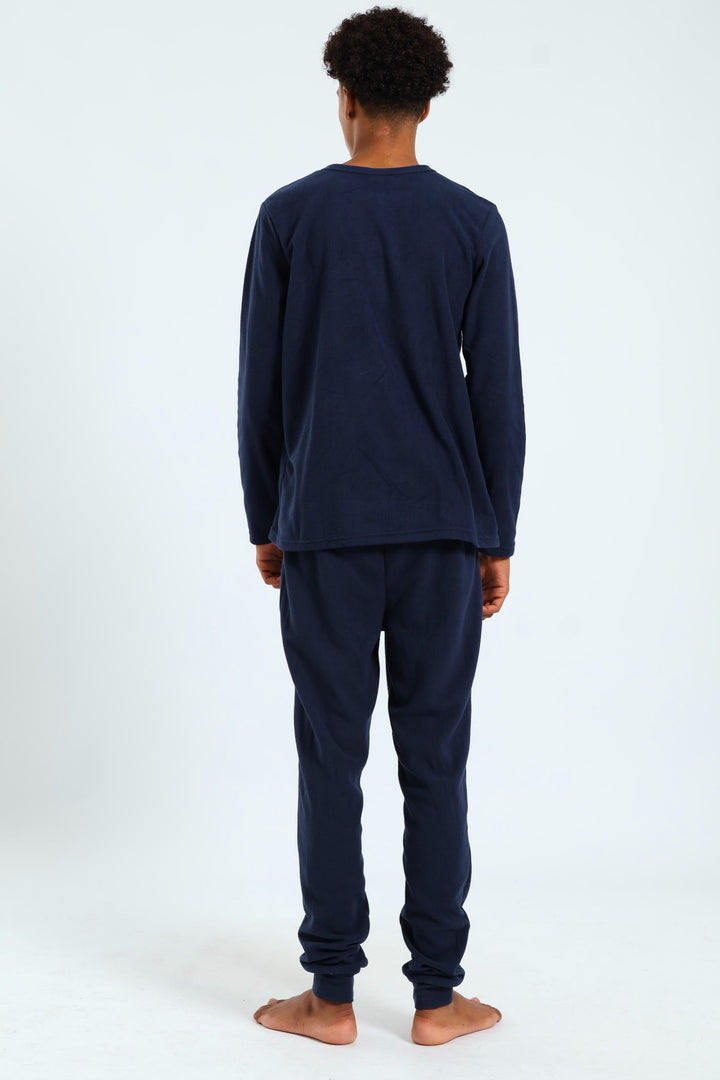 Boys Los Angeles Applique Sleep Top - Navy