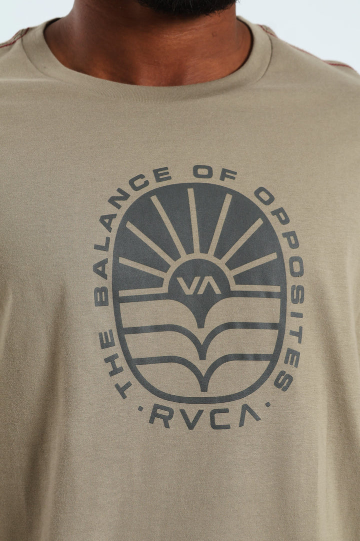 AG Seal Red Stitch Tee - Taupe