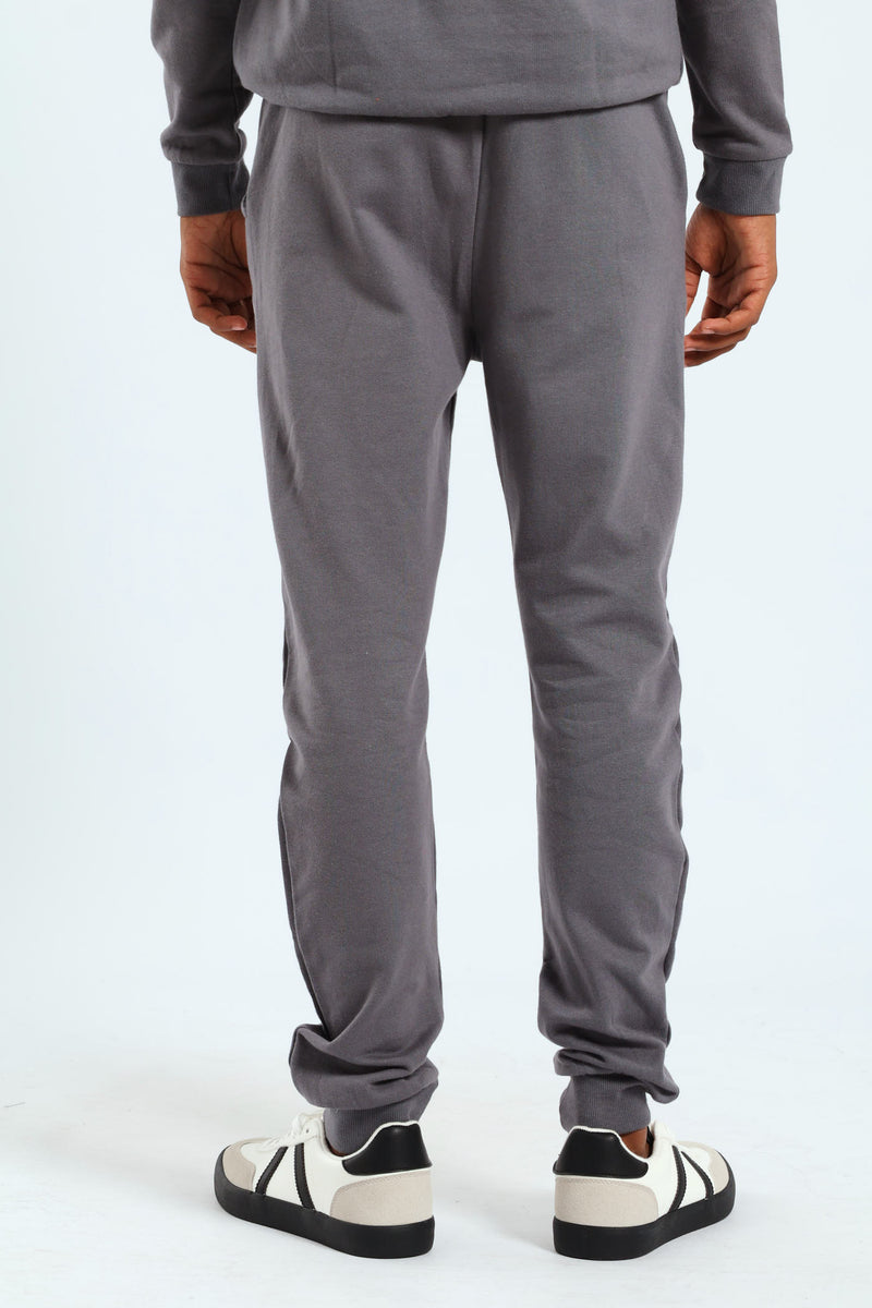 Boys City Print Jogger - Charcoal
