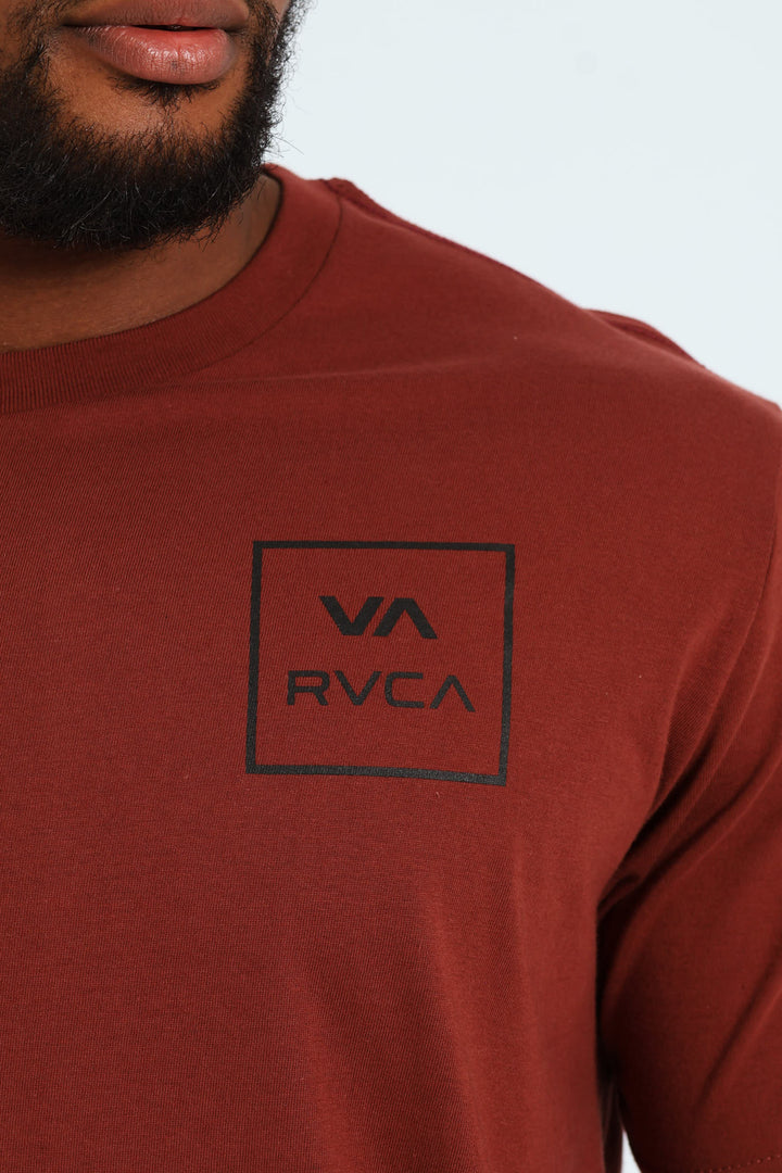 VA All The Way Red Stitch Tee - Brick
