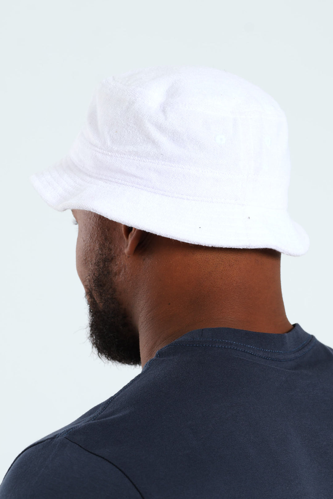 Toweling Bucket Hat - White