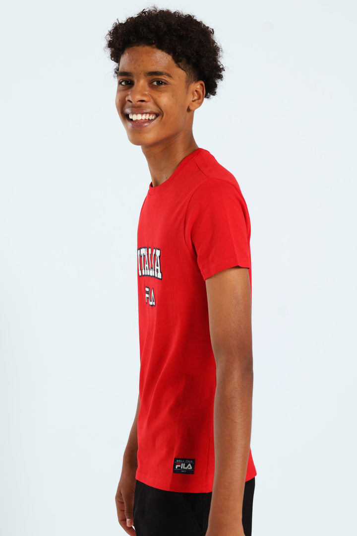Boys Nicholas Tee - Red