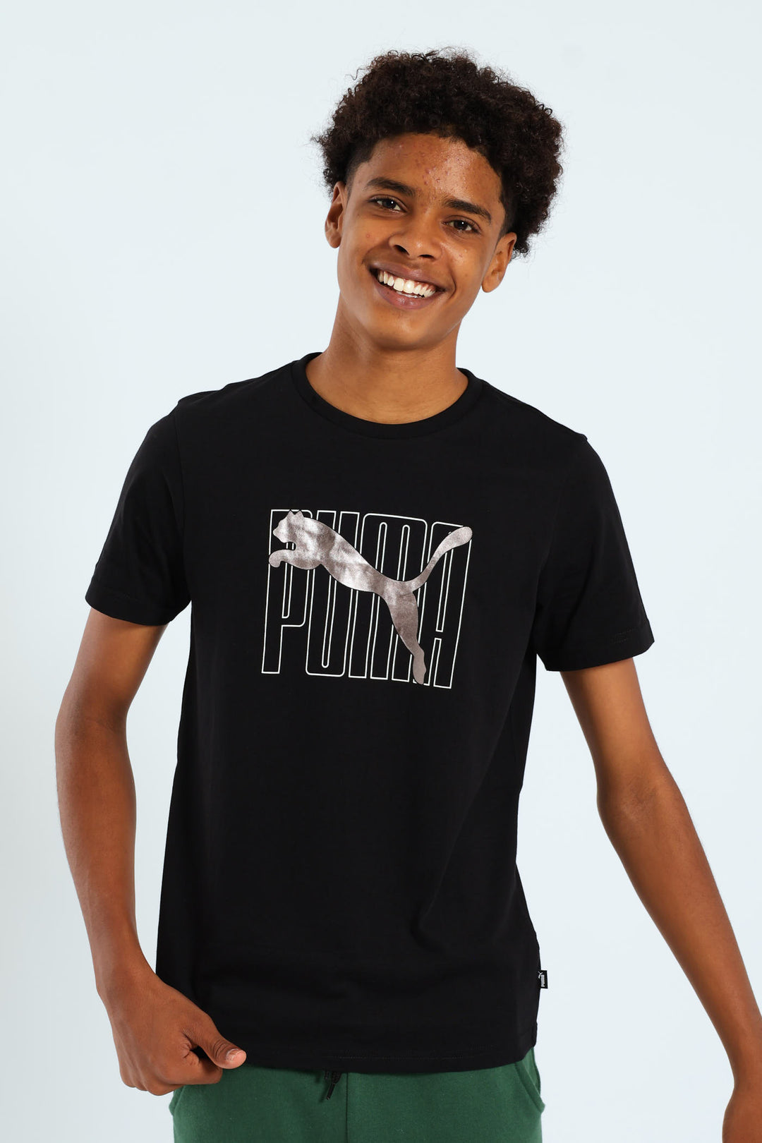 Boys Essential Logo Lab Holiday Tee - Black