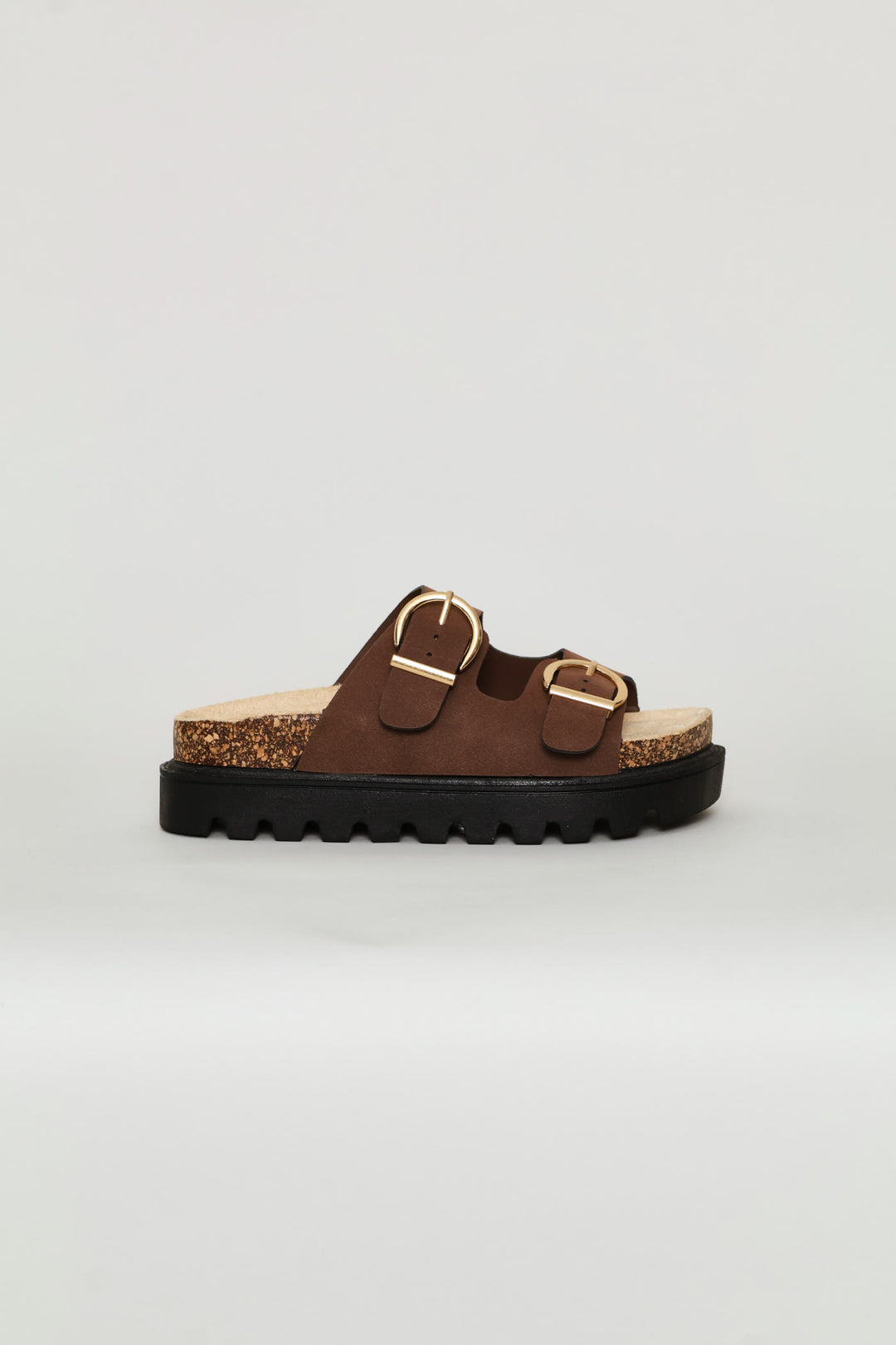 Girls Chunky Health Sandal - Brown