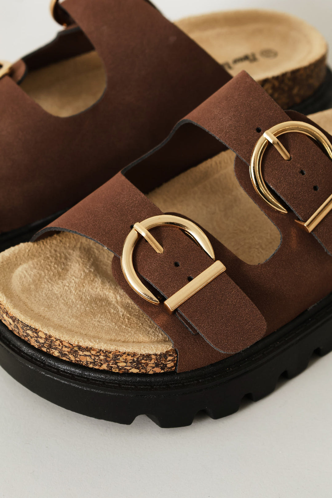 Girls Chunky Health Sandal - Brown