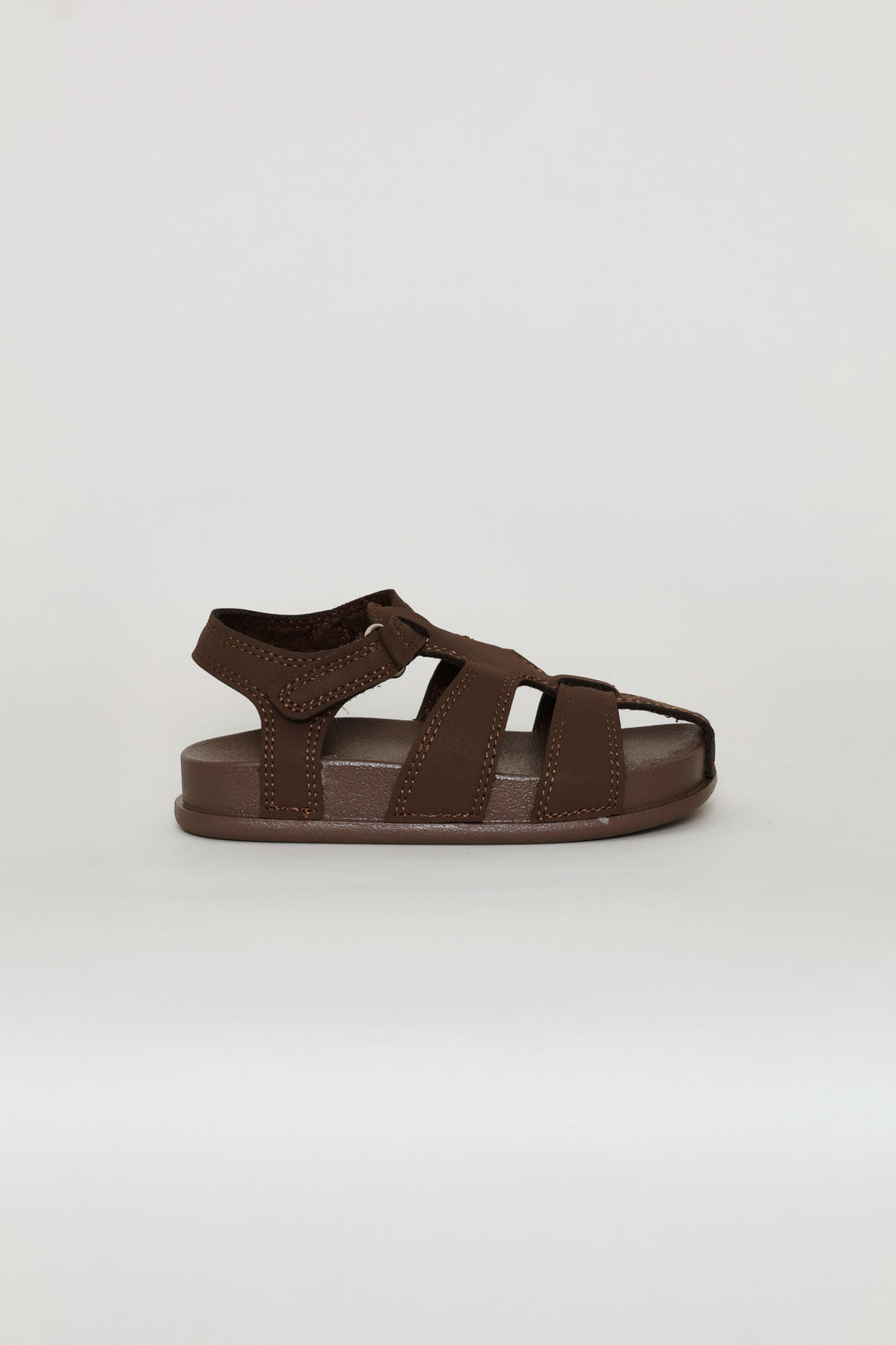 Pre-Boys Closed Toe Comfort Sandal - Brown