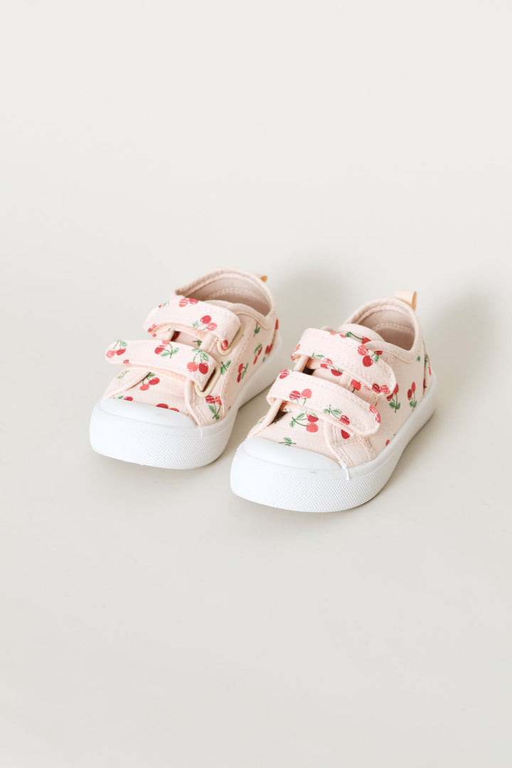 Pre-Girls Cherry Print Sneaker - Pink