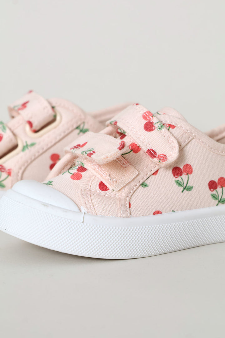 Pre-Girls Cherry Print Sneaker - Pink