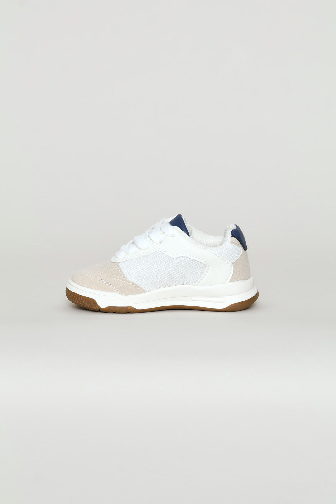 Pre-Boys Retro Sneaker - White/Grey