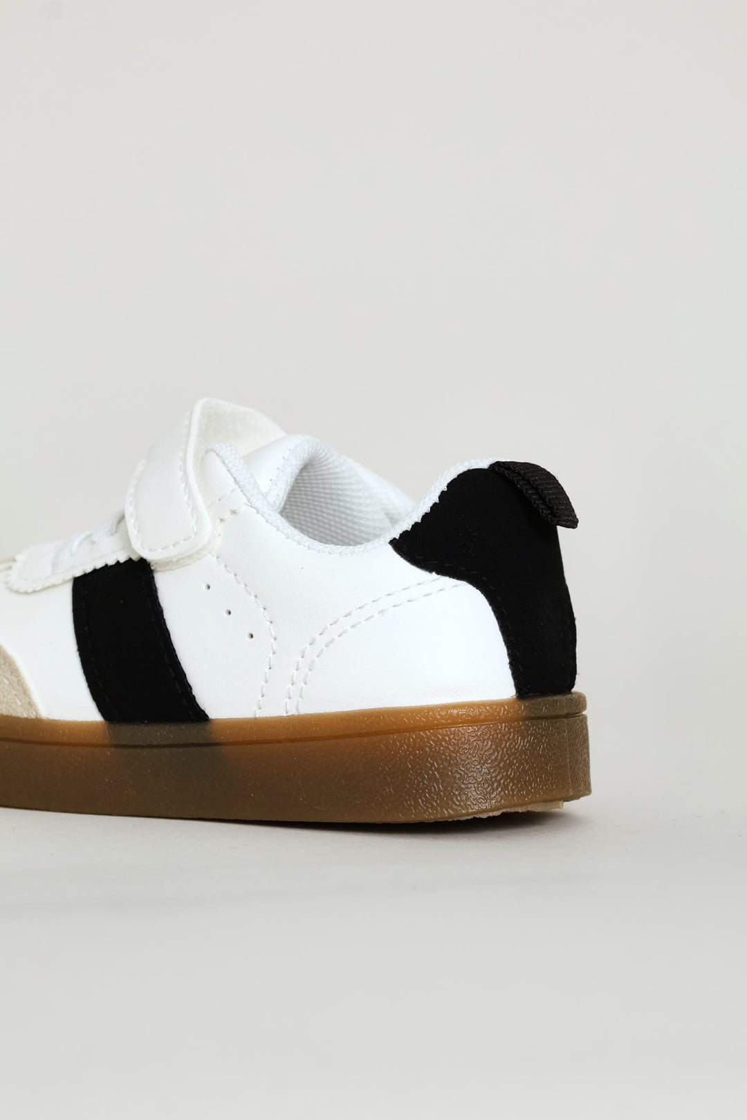 Pre-Boys Street Sneaker - White/Black