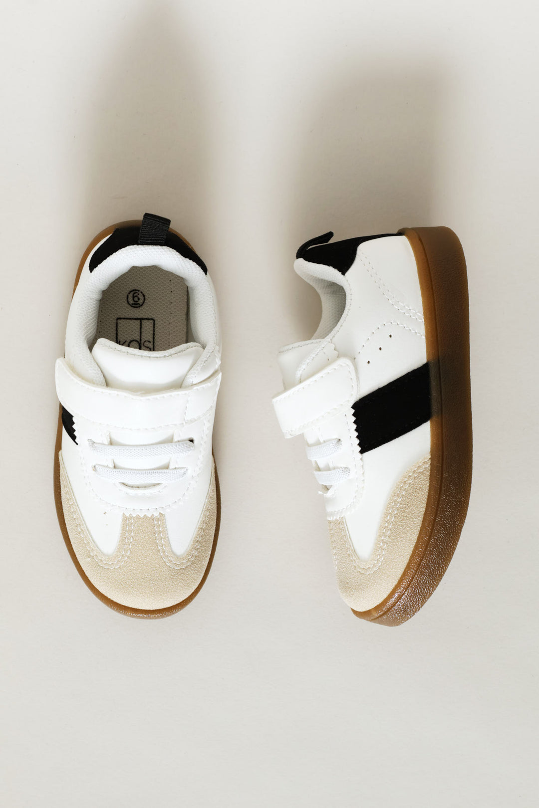 Pre-Boys Street Sneaker - White/Black