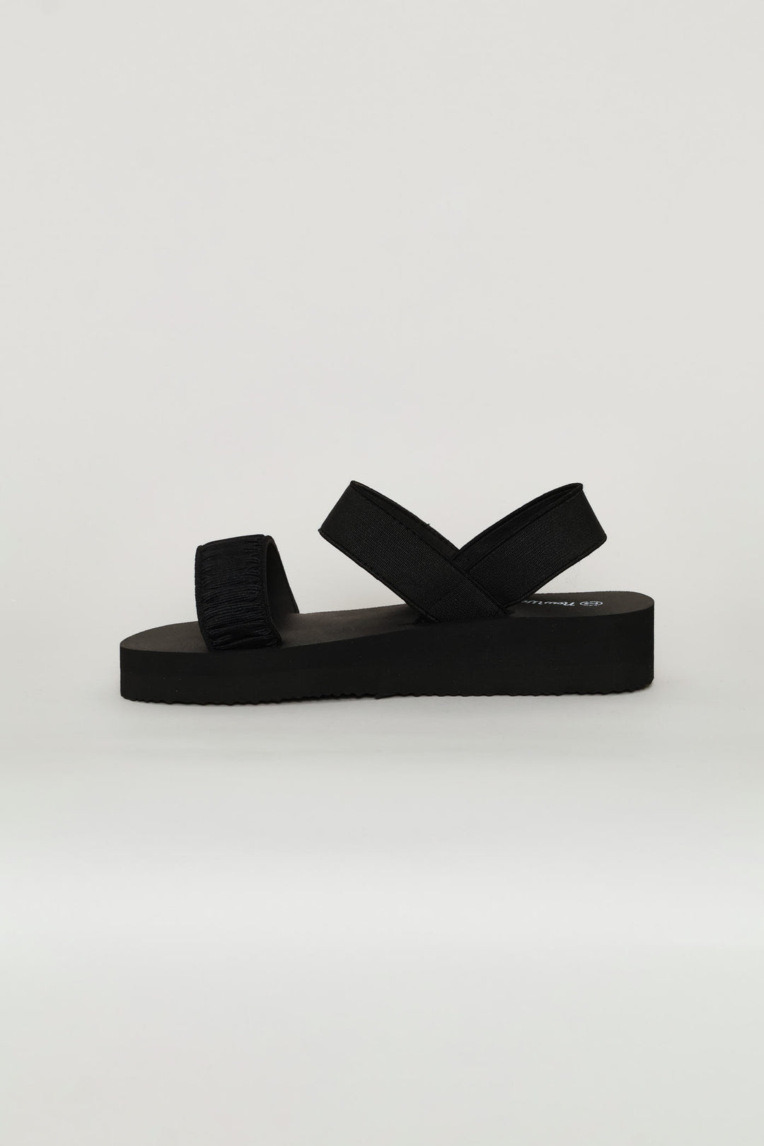 Girls Eva Wedge Sandal - Black