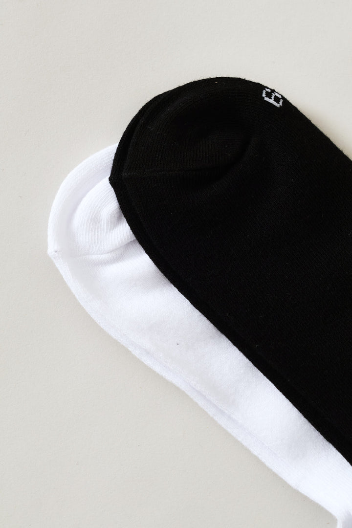 2 Pack Theo Tube Sock - White/Black