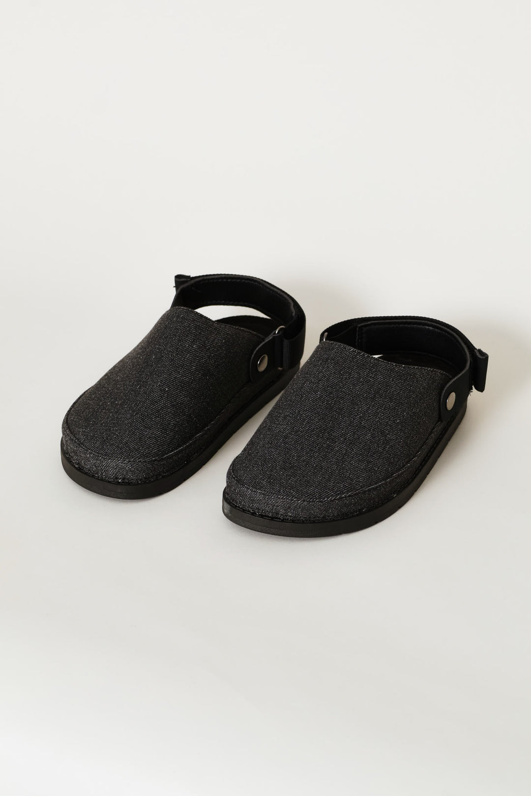 Boys Denim Clog - Black