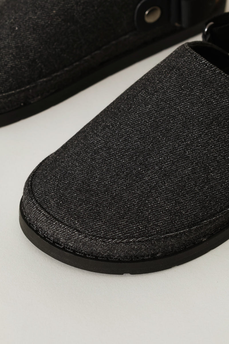 Boys Denim Clog - Black