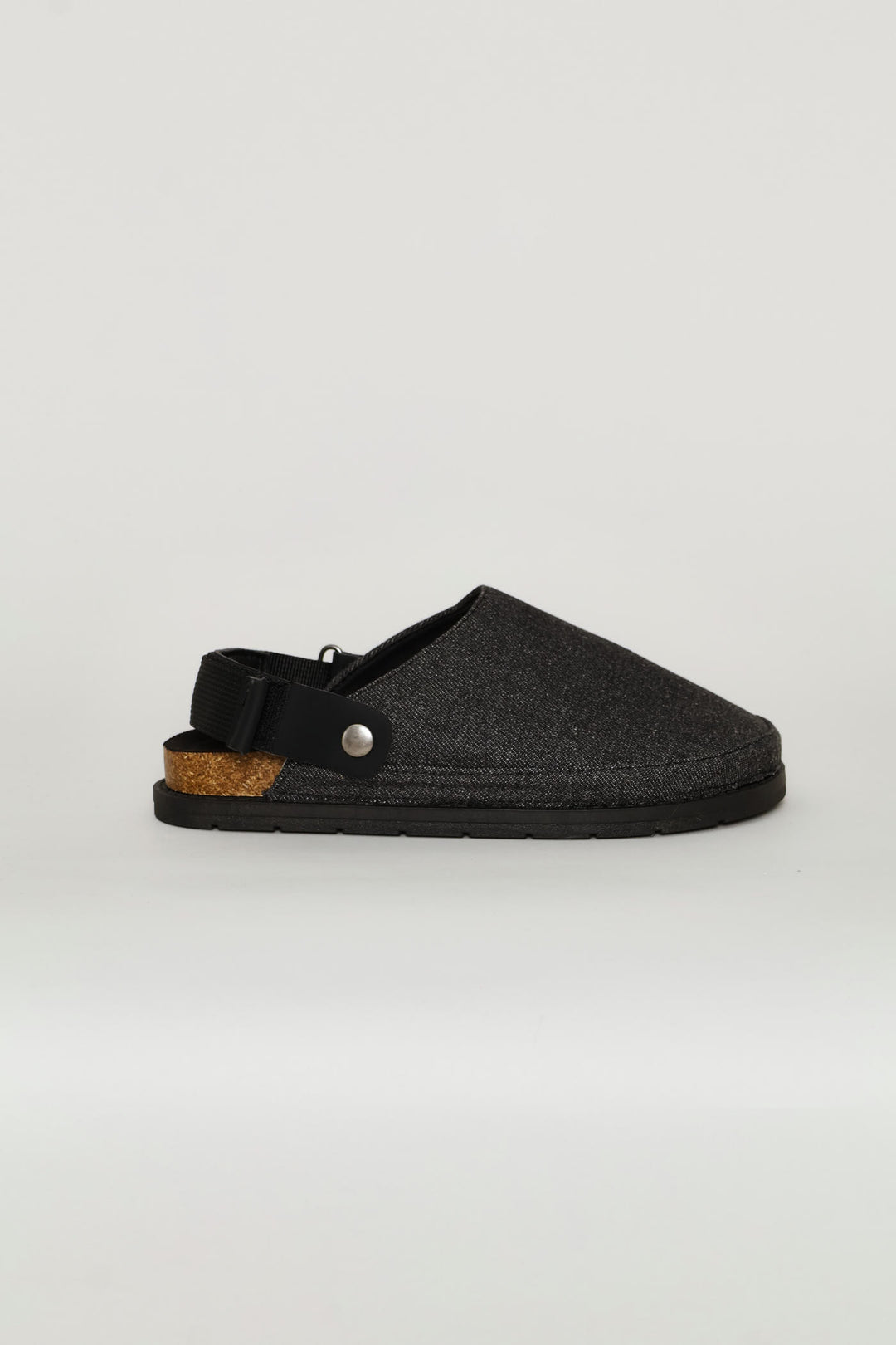 Boys Denim Clog - Black
