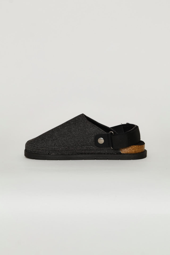 Boys Denim Clog - Black