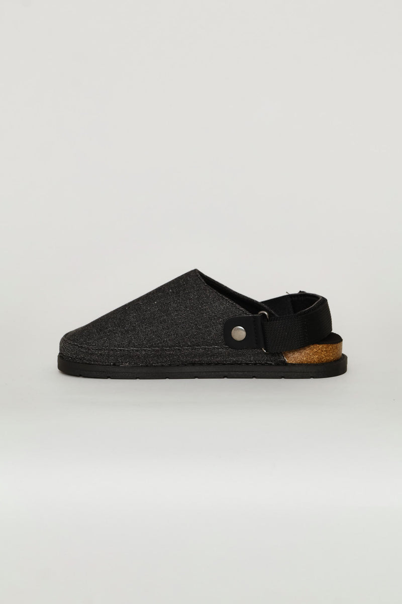 Boys Denim Clog - Black
