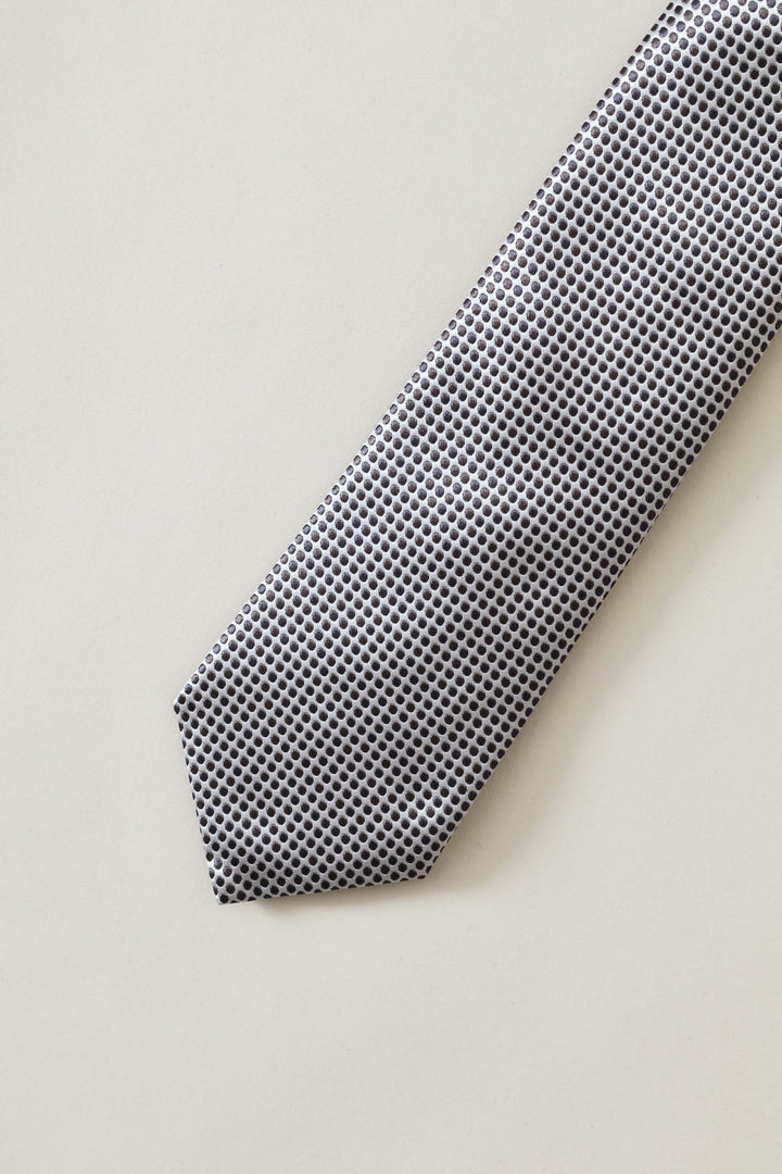 Dotted Tie - Silver
