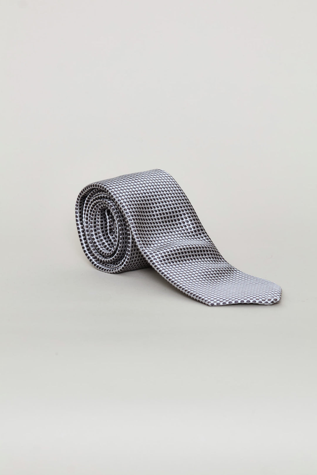 Dotted Tie - Silver