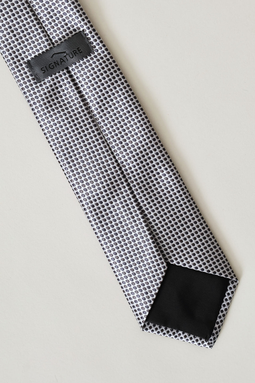 Dotted Tie - Silver