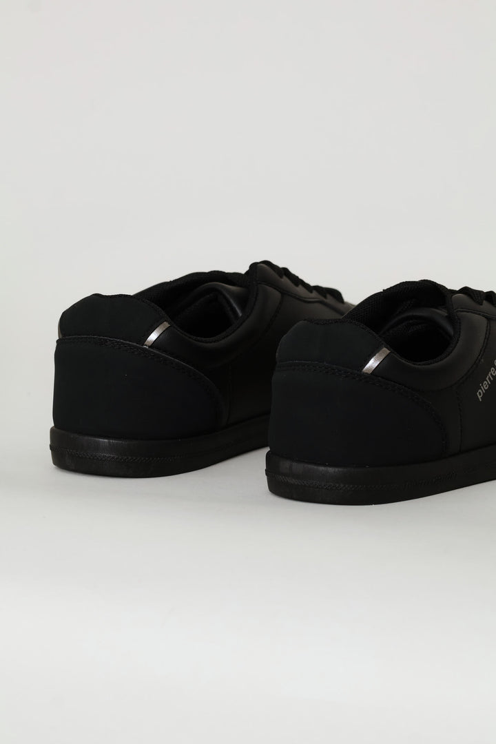 Lace Up Sneaker - Black