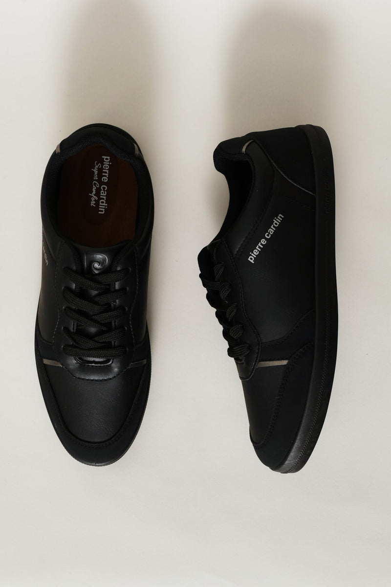 Lace Up Sneaker - Black