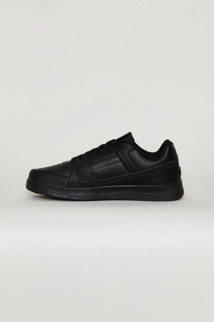 Rhino Embossed Panel Sneaker - Black
