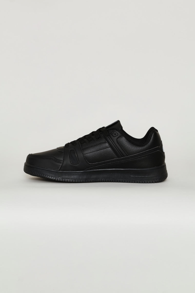 Rhino Embossed Panel Sneaker - Black