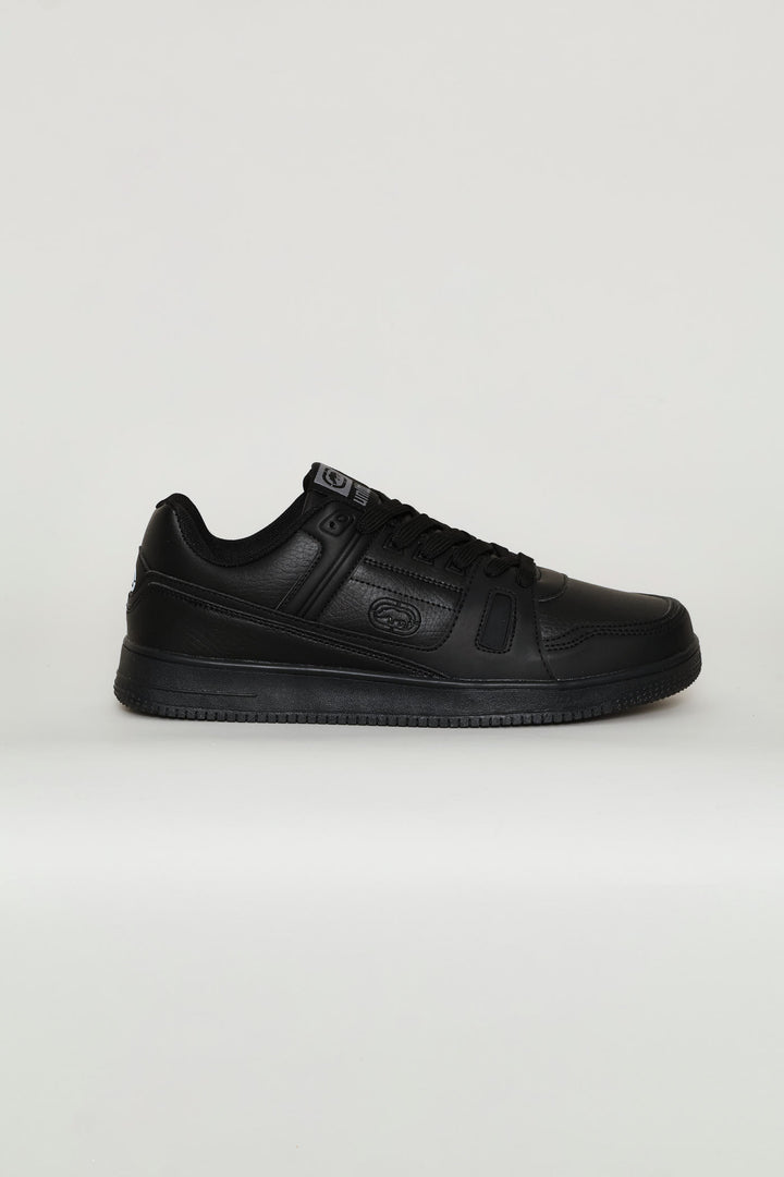 Rhino Embossed Panel Sneaker - Black