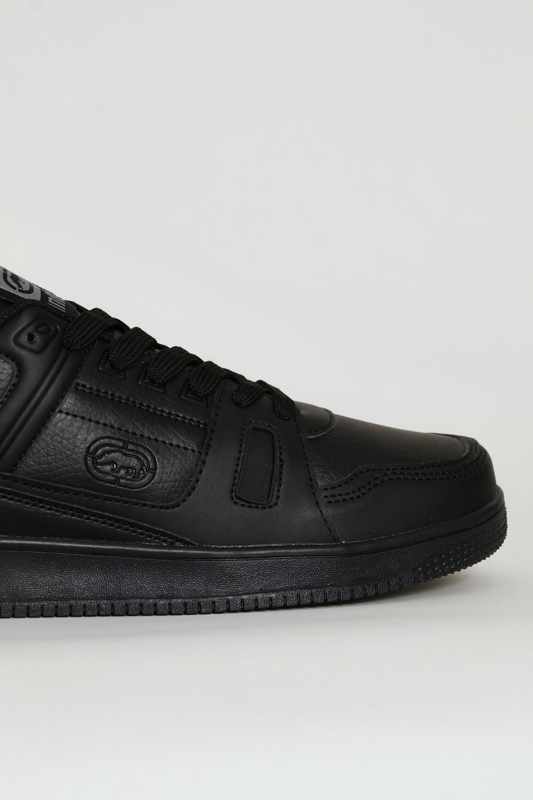 Rhino Embossed Panel Sneaker - Black