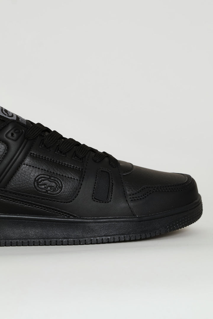 Rhino Embossed Panel Sneaker - Black