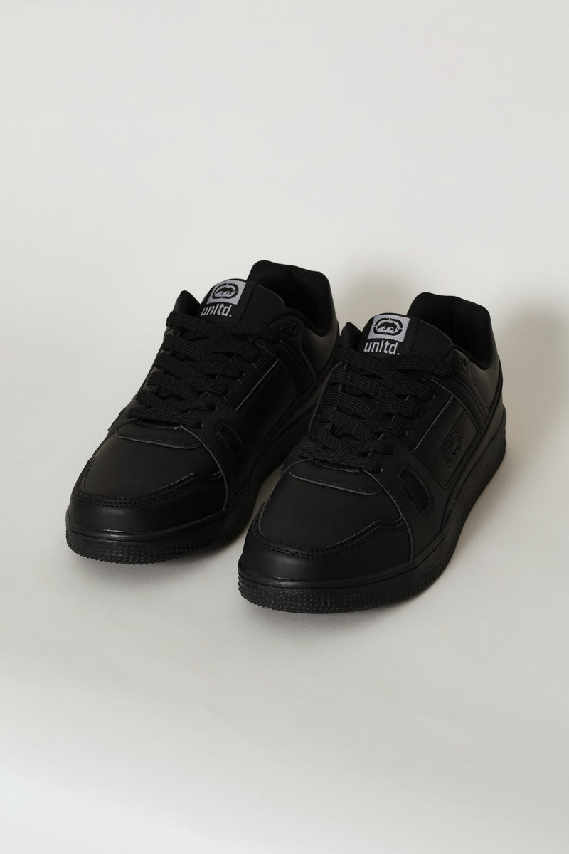 Rhino Embossed Panel Sneaker - Black