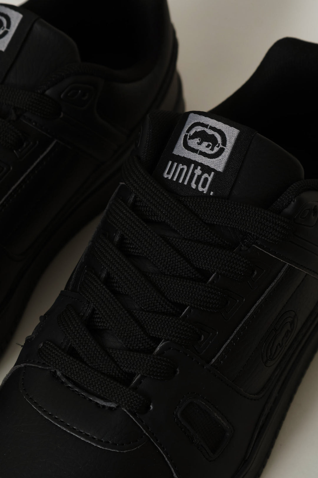 Rhino Embossed Panel Sneaker - Black