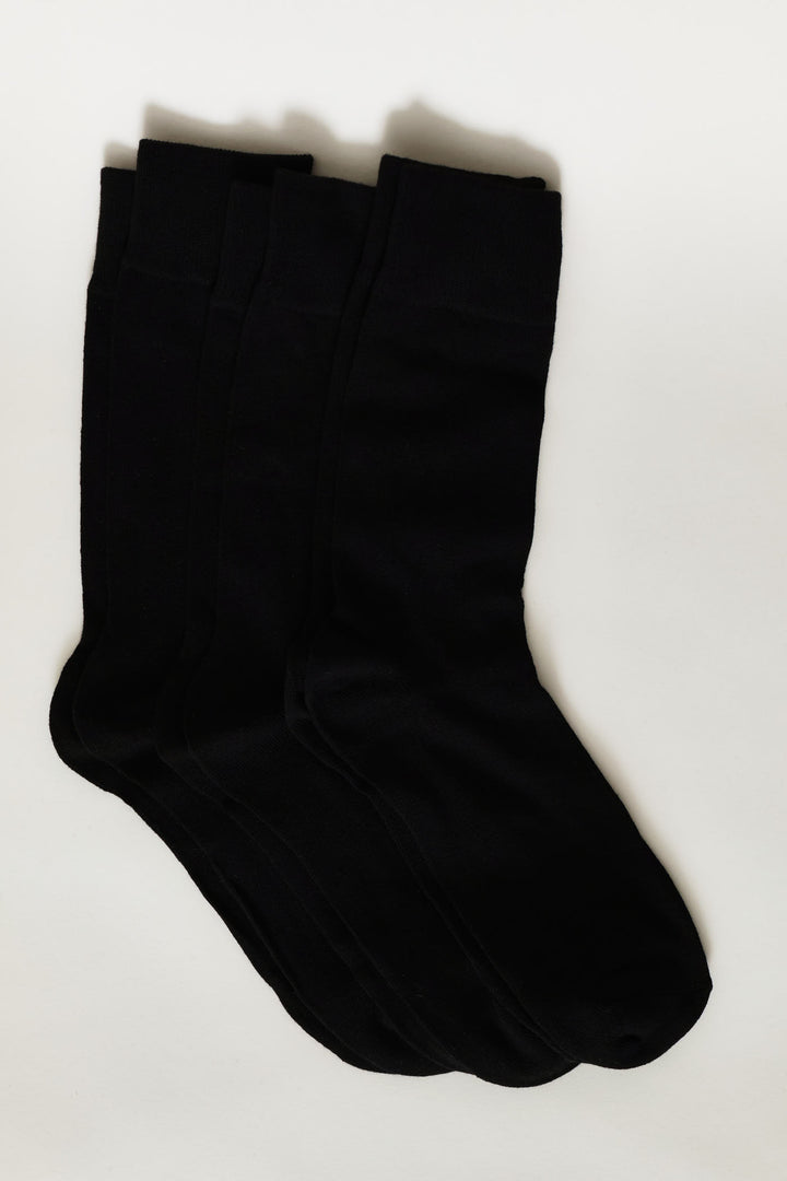 Mens - 3 Pack Plain Anklet Socks - Black