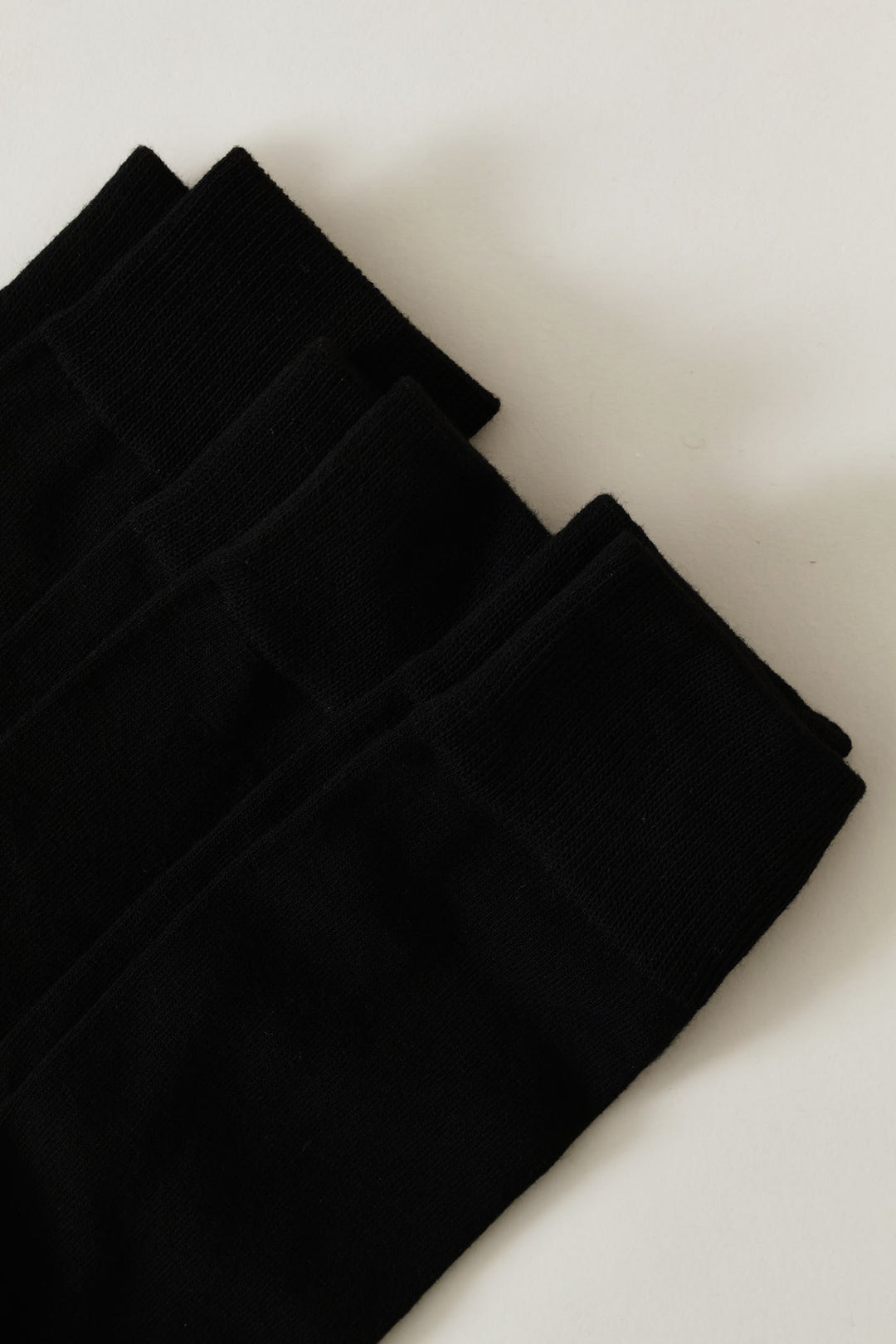 Mens - 3 Pack Plain Anklet Socks - Black