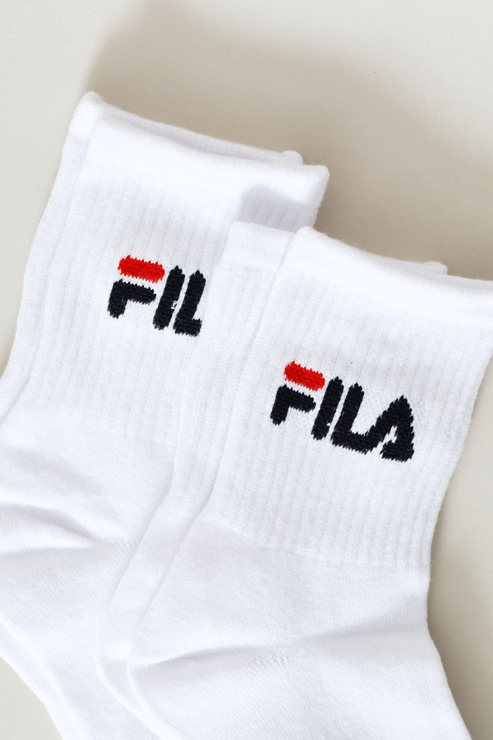 Boys Fila Sicily Tube Sock - White