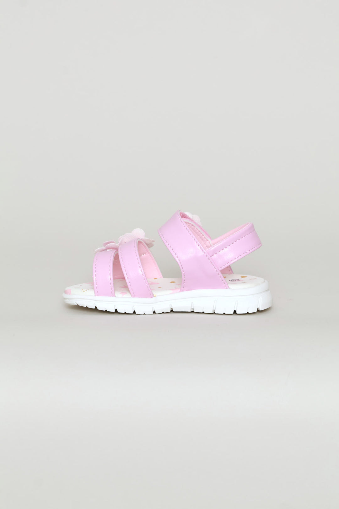 Pre-Girls Flower Comort Sandal - Light Pink