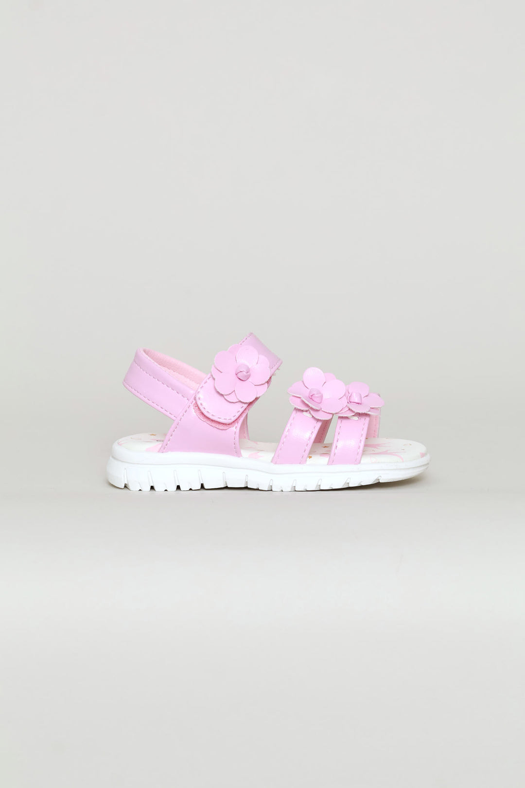 Pre-Girls Flower Comort Sandal - Light Pink