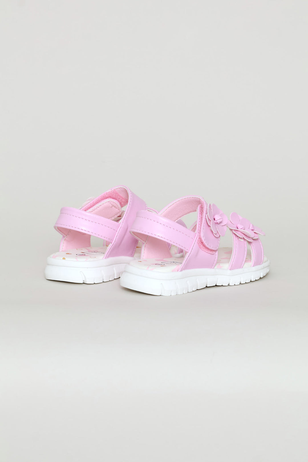 Pre-Girls Flower Comort Sandal - Light Pink