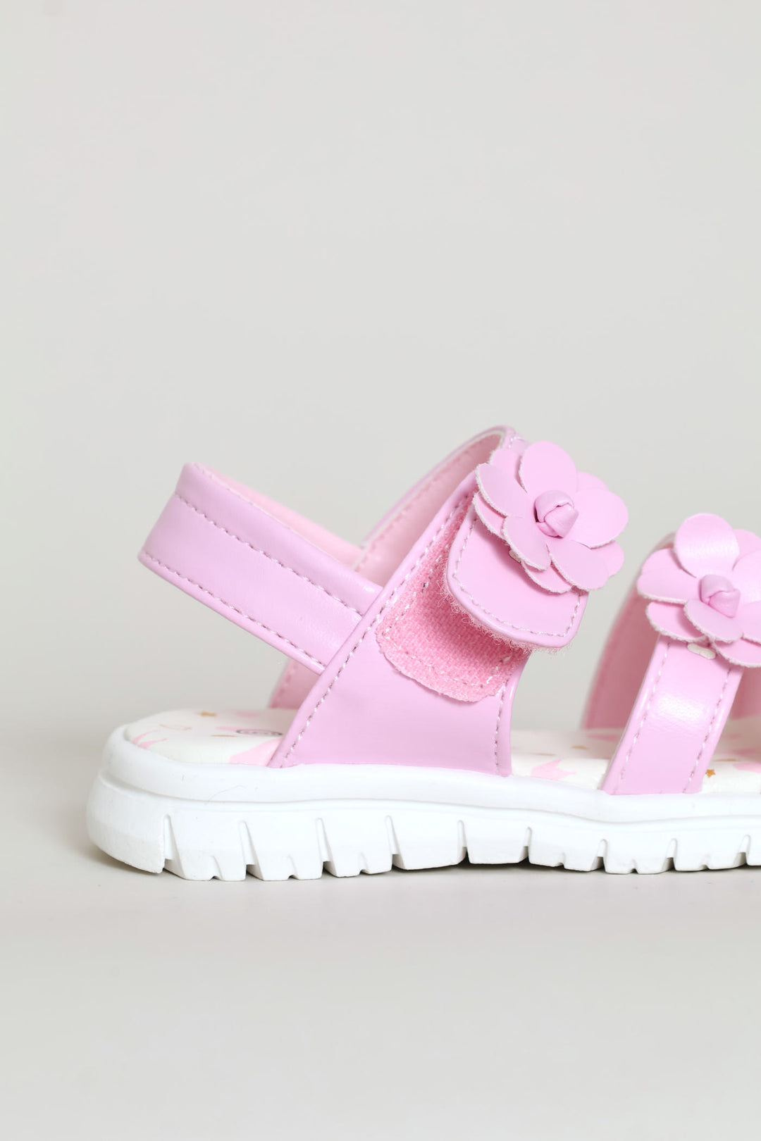 Pre-Girls Flower Comort Sandal - Light Pink