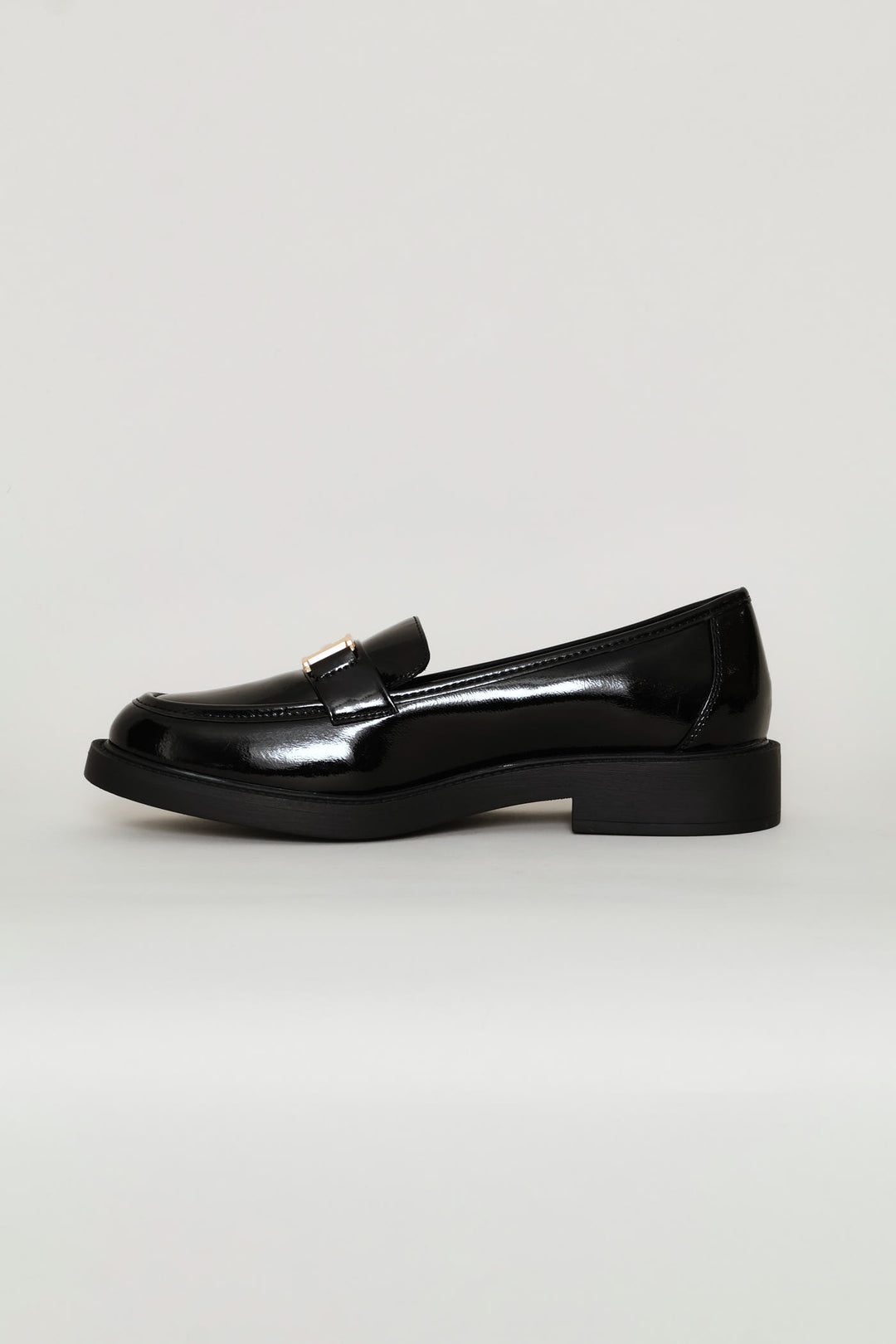 Poem 1 Bling Buckle Loafer - Black